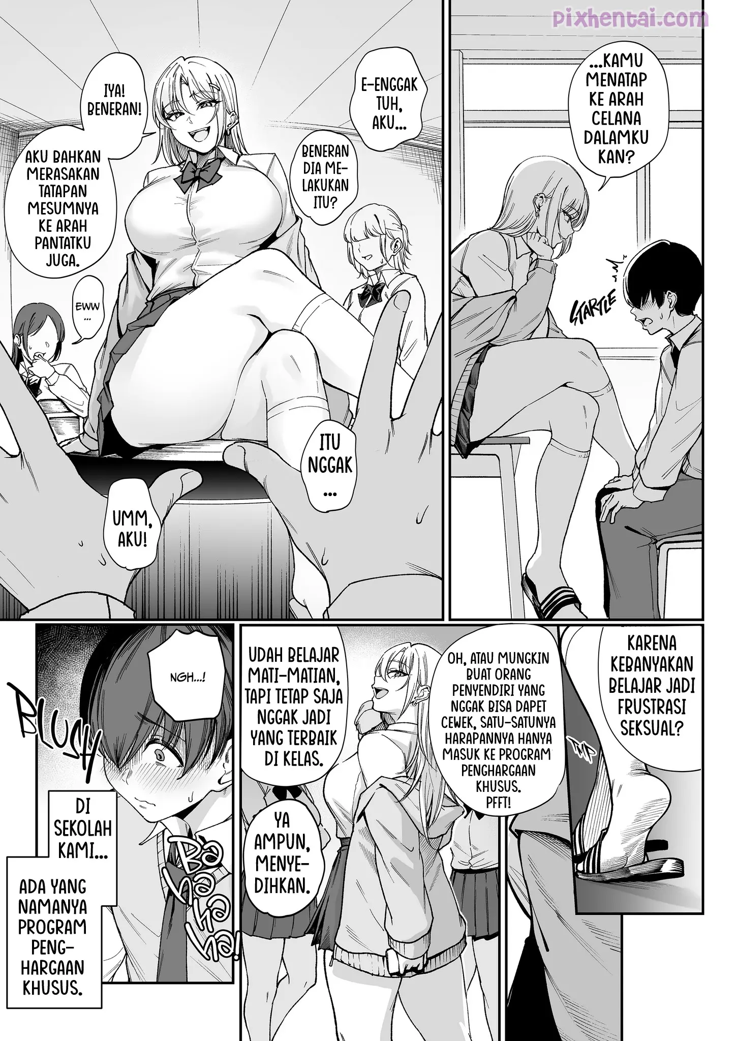 Komik hentai xxx manga sex bokep Now That Im a Special Treatment Student Ill Choose the Ill natured Gyaru Umezu san Who Always Puts Her Ass on My Desk 4